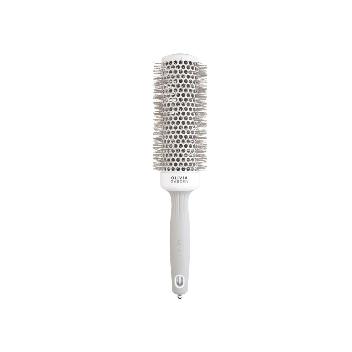 Olivia Garden Expert Blowout Speed Wavy Bristles Hair Brush - Enhances Natural Texture & Reduces Frizz, White/Grey Beauty Care Bag