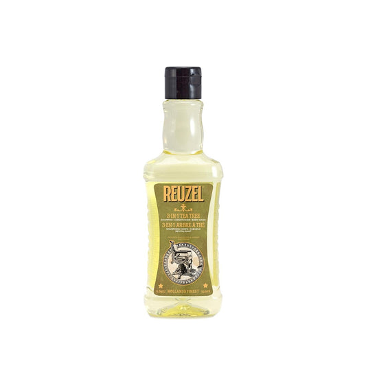 Reuzel 3-in-1 Hair Care Shampoo - 11.83 fl oz, Multi-Purpose Hair Product for Convenient Hair Care Routine Beauty Care Bag