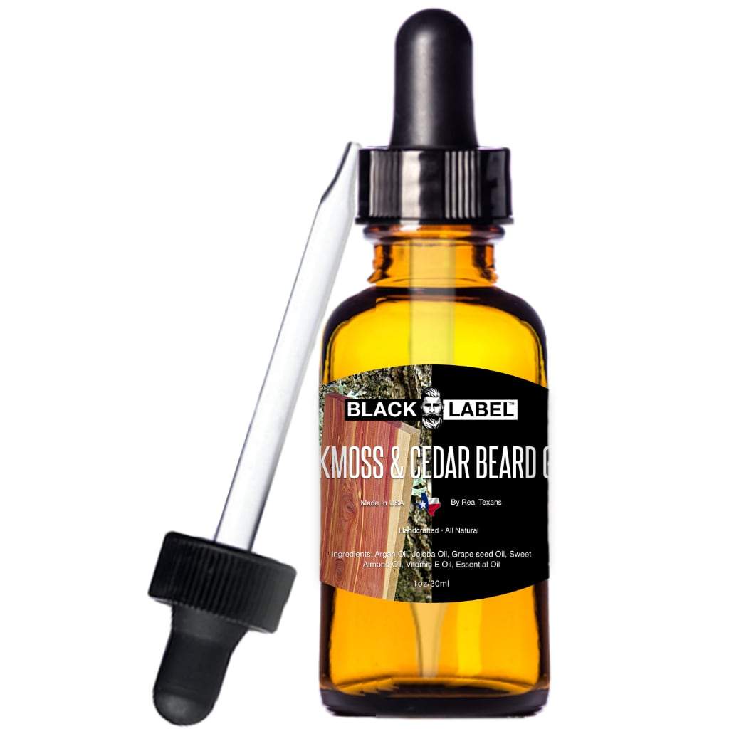 Oakmoss Cedar Beard Oil Blacklabel Beard Company