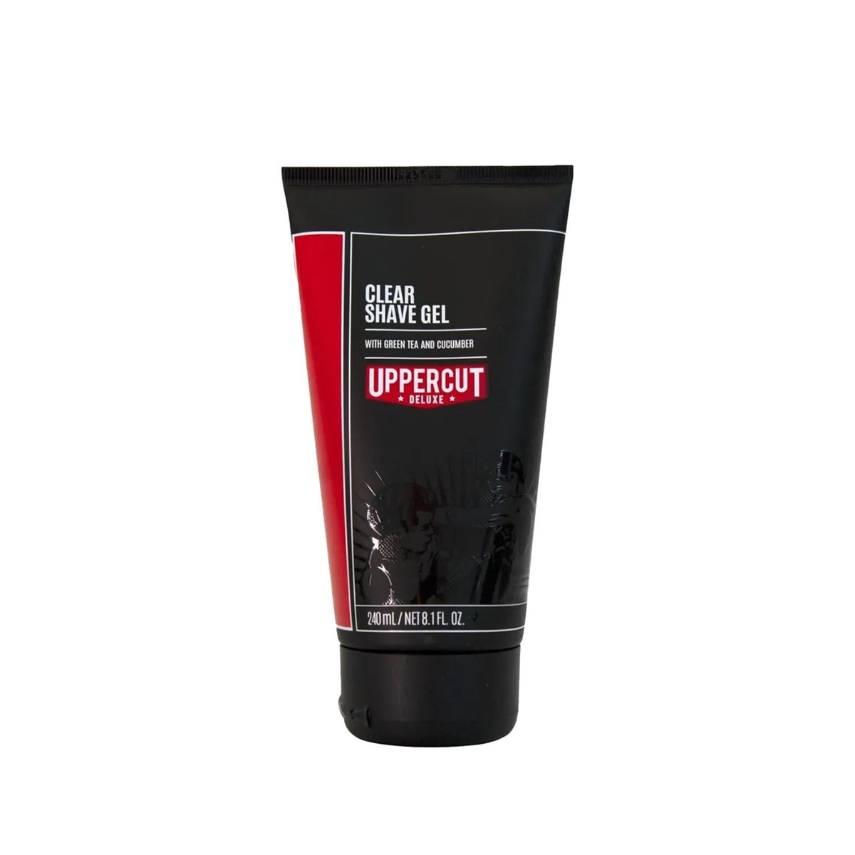 Uppercut Deluxe Clear Shave Gel 120ml - Premium Men's Grooming for Smooth Shaving Experience Beauty Care Bag