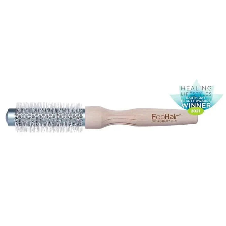Olivia Garden EcoHair Thermal Round Bamboo Hair Brush EH-34 (1 1/4") The Beauty Box