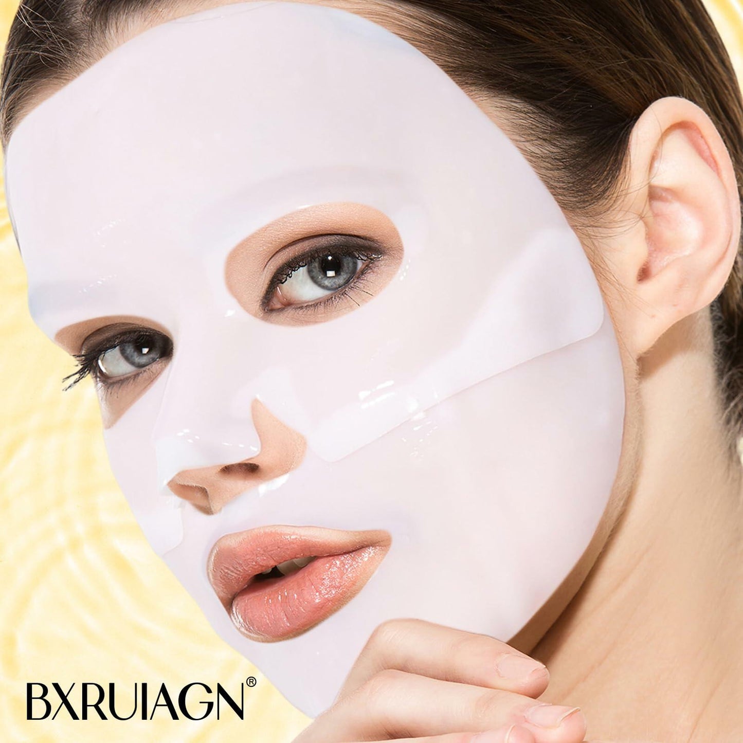 BestBy01/28 BXRUIAGN Snail Mucin Face Mask 96 Hydrogel Korean Skin Care 4pcs Deal US