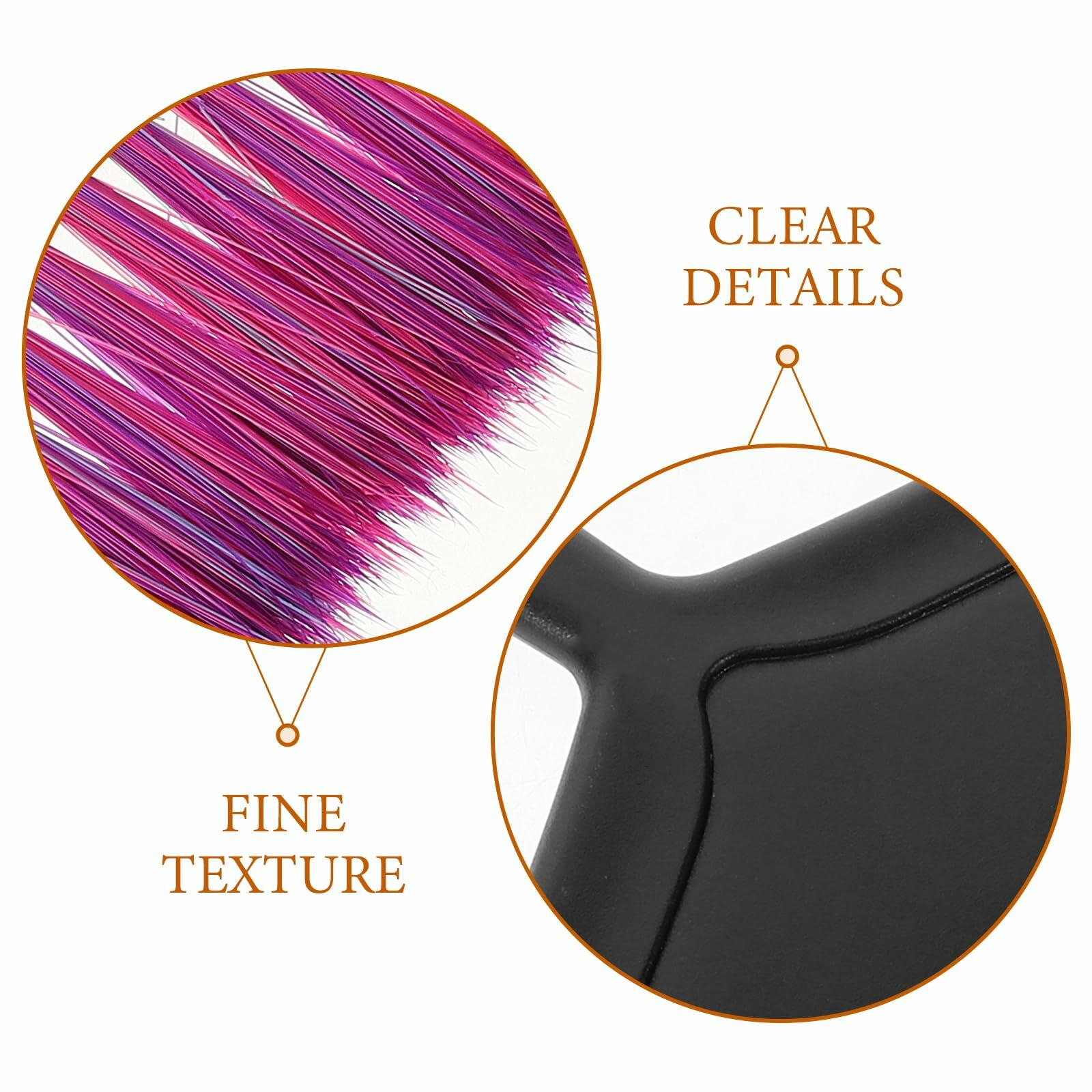 TOVINANNA Hair Dye Kit 3pcs Applicator Brushes Purple 24x14x0.5cm Deal US