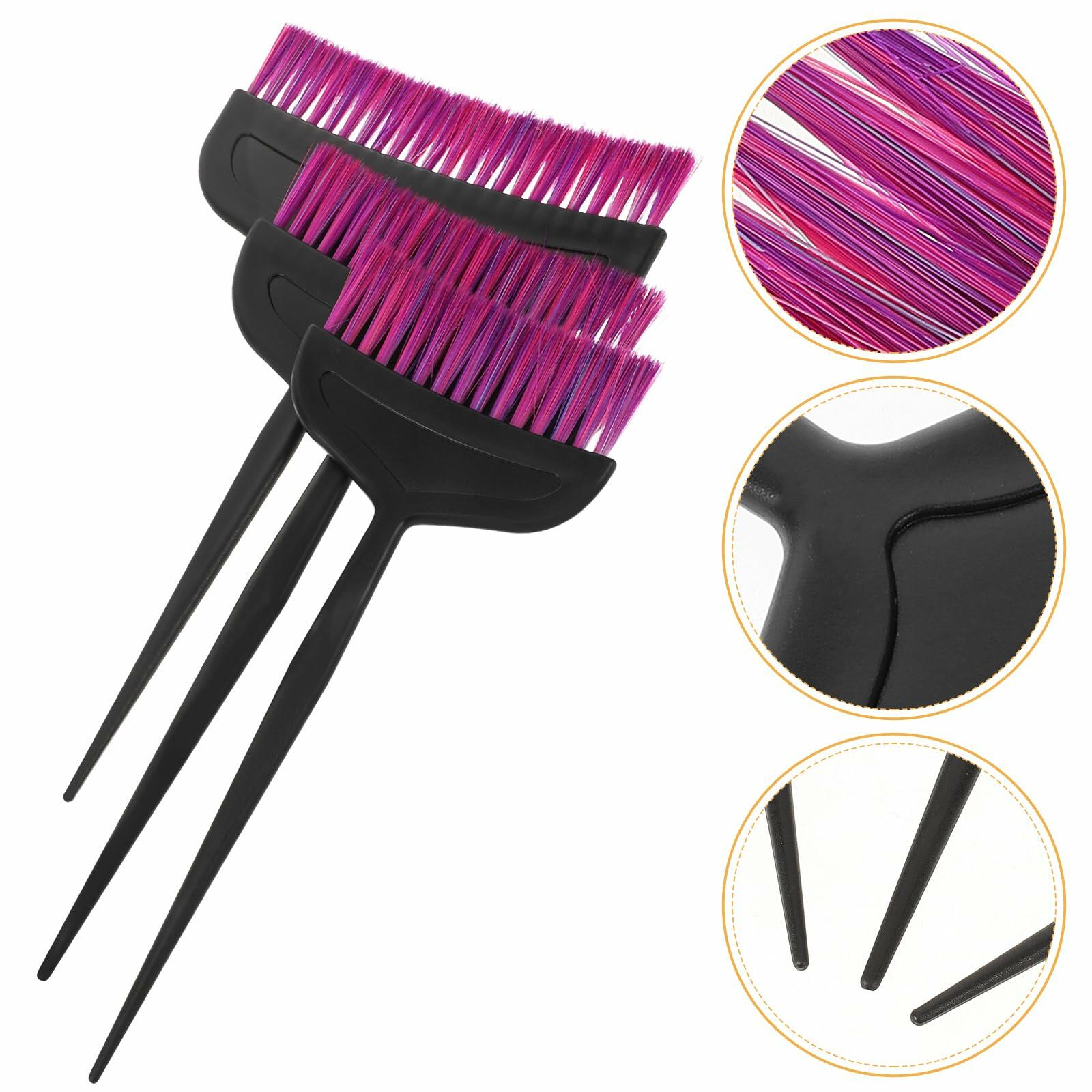 TOVINANNA Hair Dye Kit 3pcs Applicator Brushes Purple 24x14x0.5cm Deal US