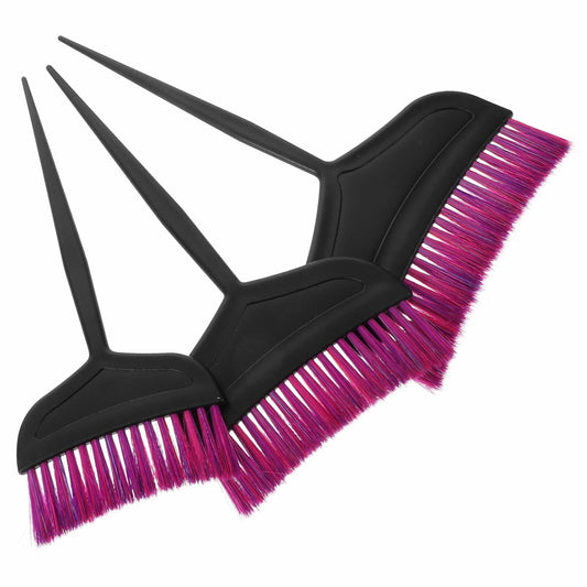 TOVINANNA Hair Dye Kit 3pcs Applicator Brushes Purple 24x14x0.5cm Deal US