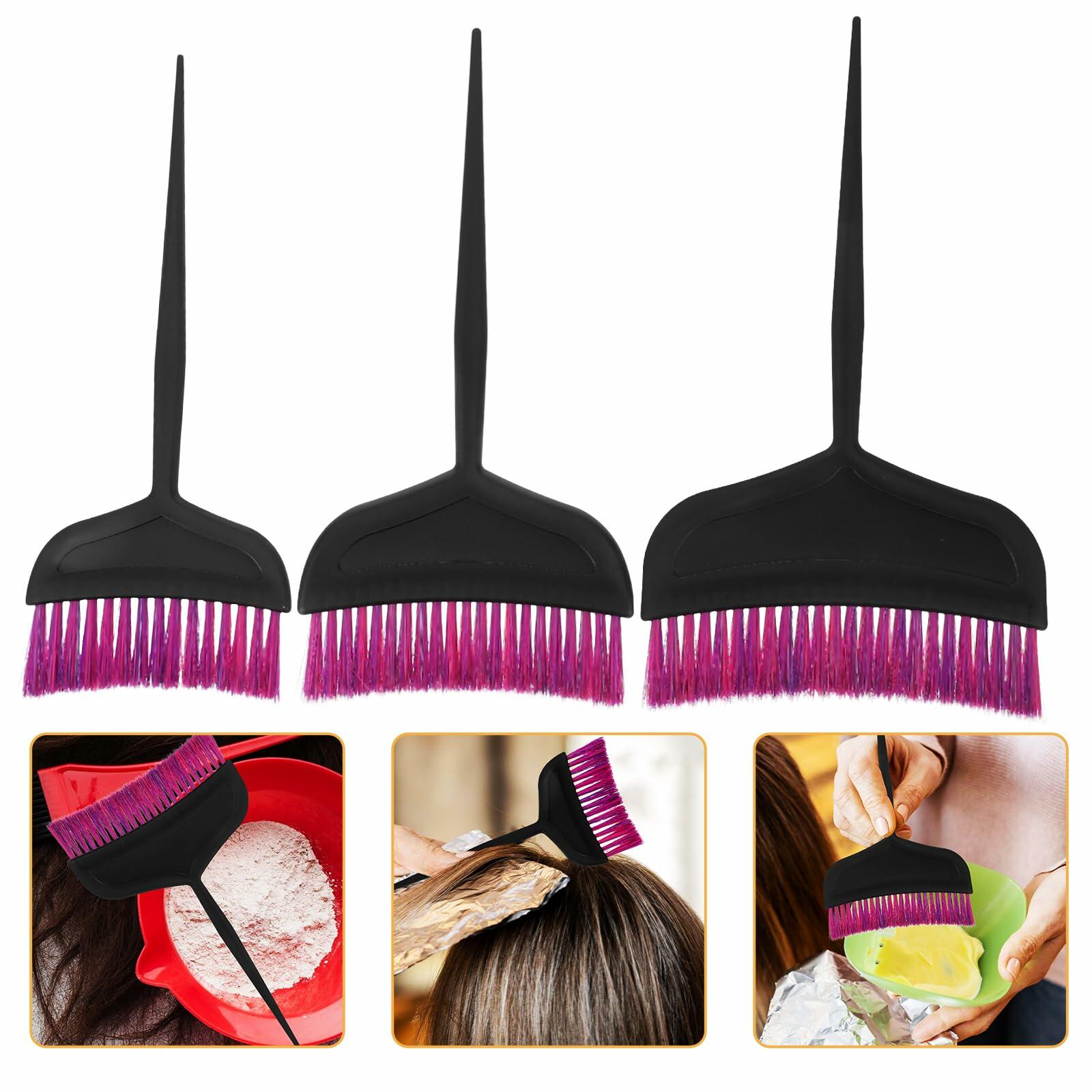 TOVINANNA Hair Dye Kit 3pcs Applicator Brushes Purple 24x14x0.5cm Deal US