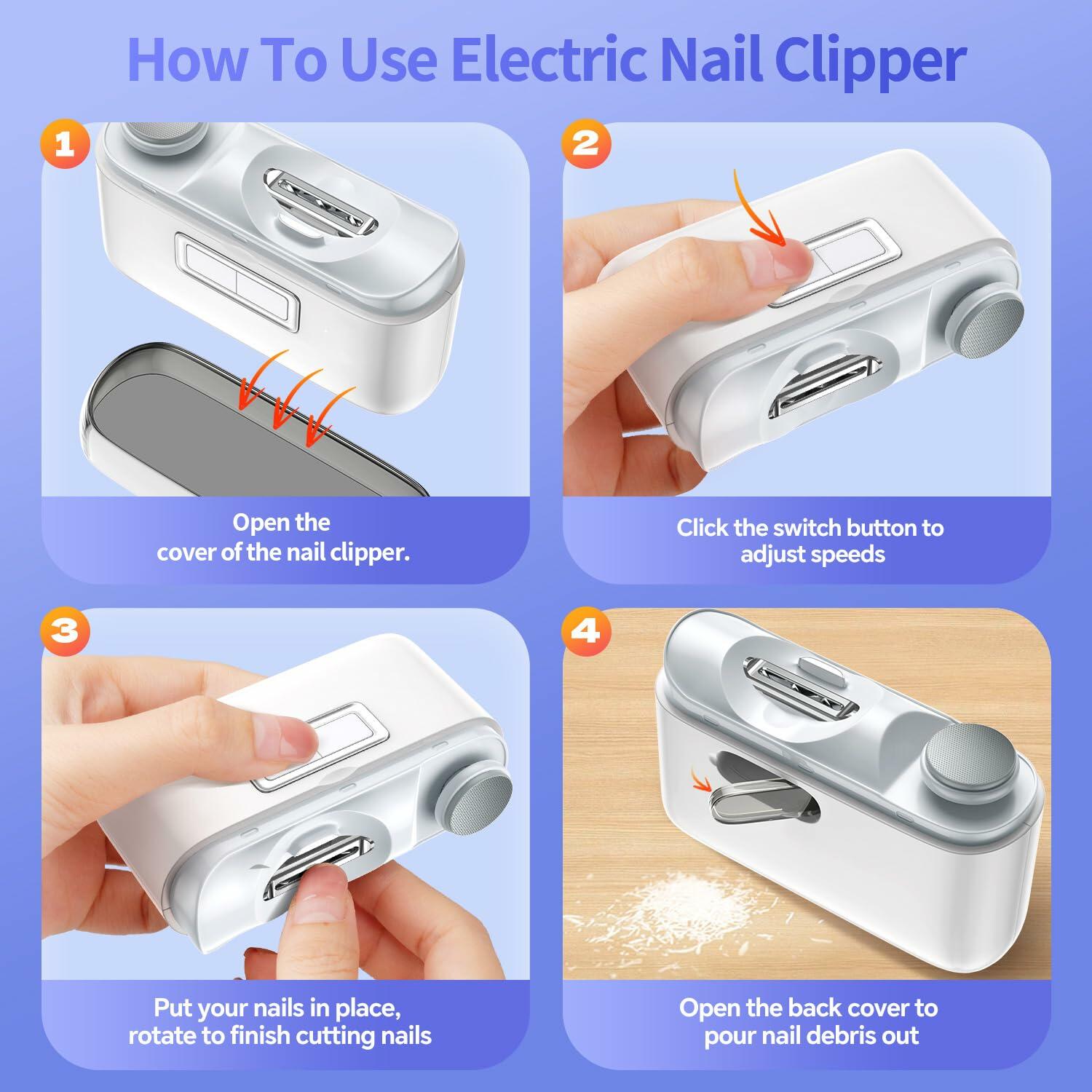 [Like New] Yibosoar Nail Clippers Fingernail Trimmer for Kids Seniors Adults Deal US