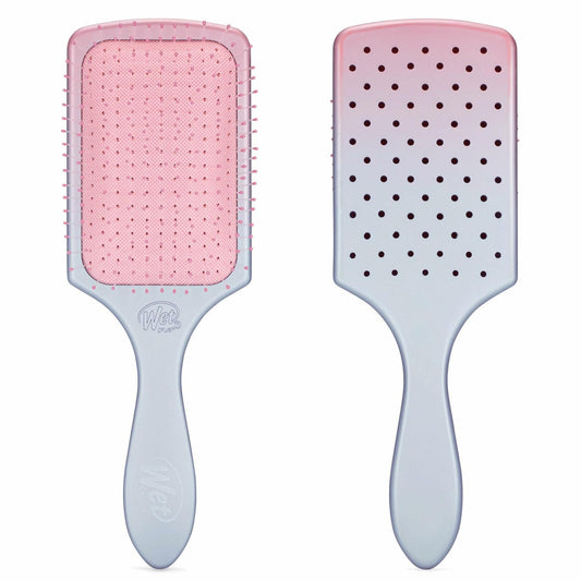 Wet Brush Paddle Detangler Hair Brush Pink/Purple Feel Good Ombre Deal US