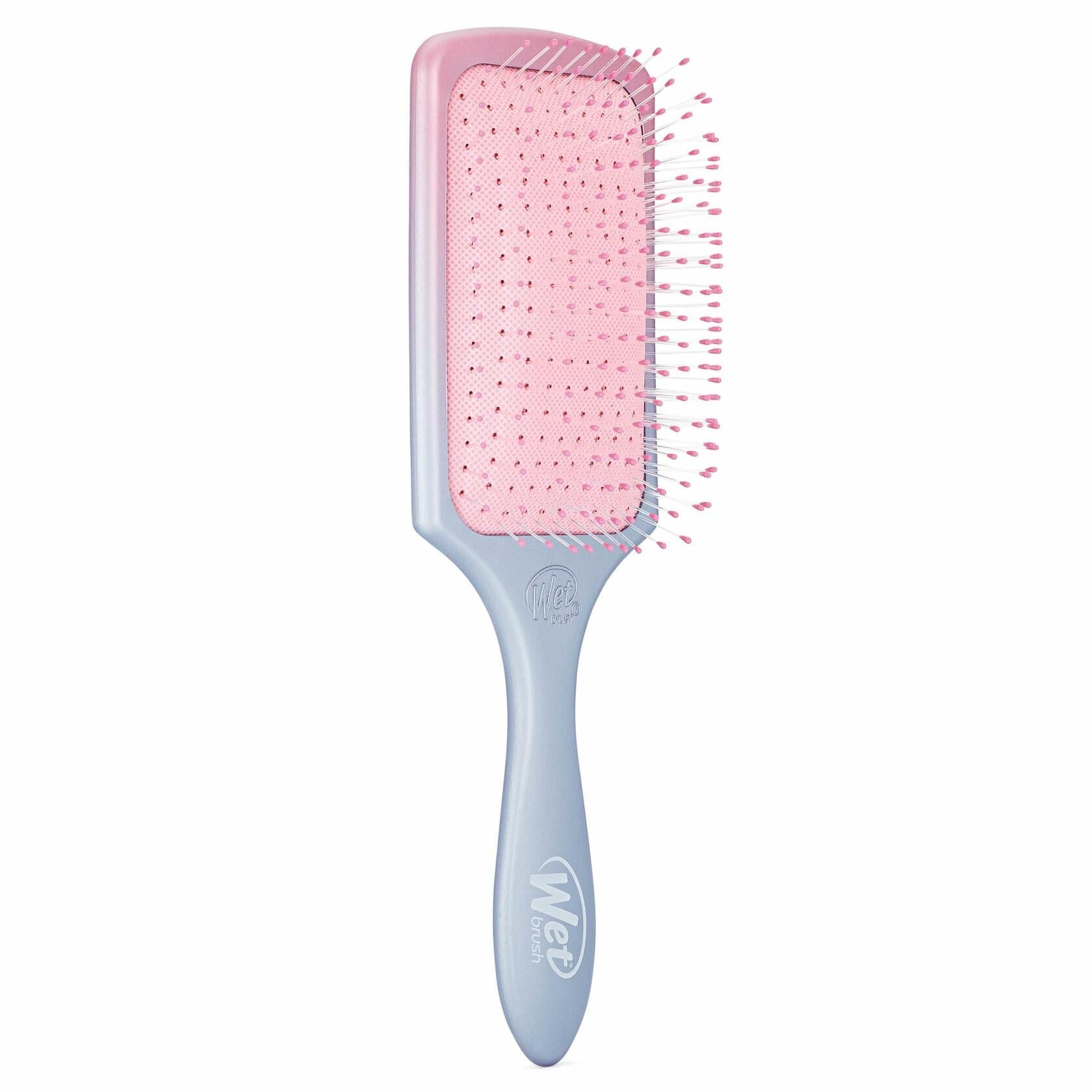Wet Brush Paddle Detangler Hair Brush Pink/Purple Feel Good Ombre Deal US