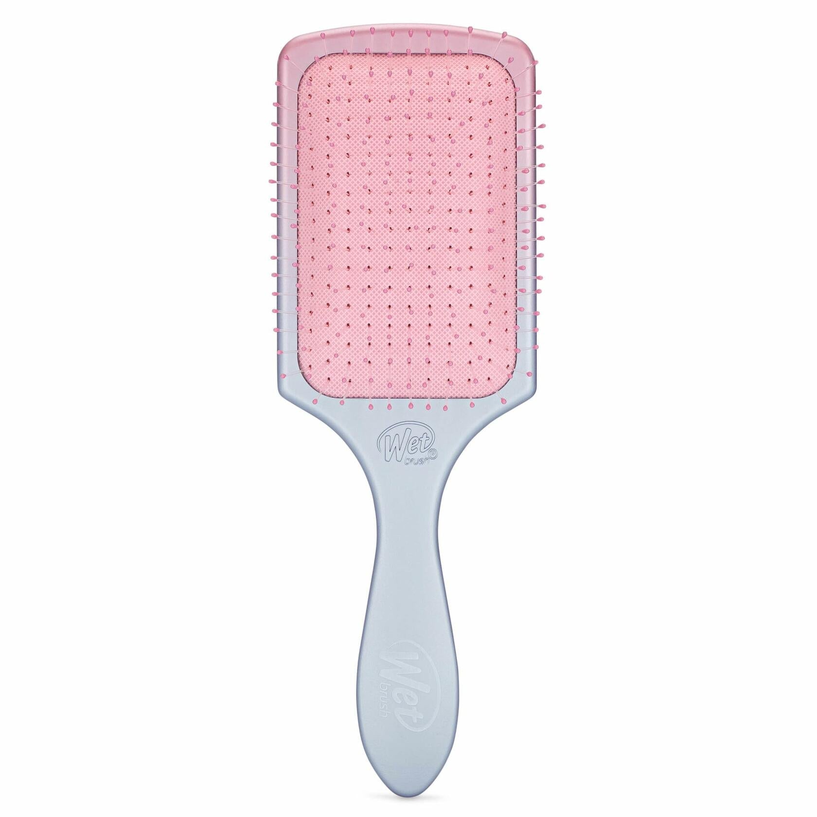 Wet Brush Paddle Detangler Hair Brush Pink/Purple Feel Good Ombre Deal US