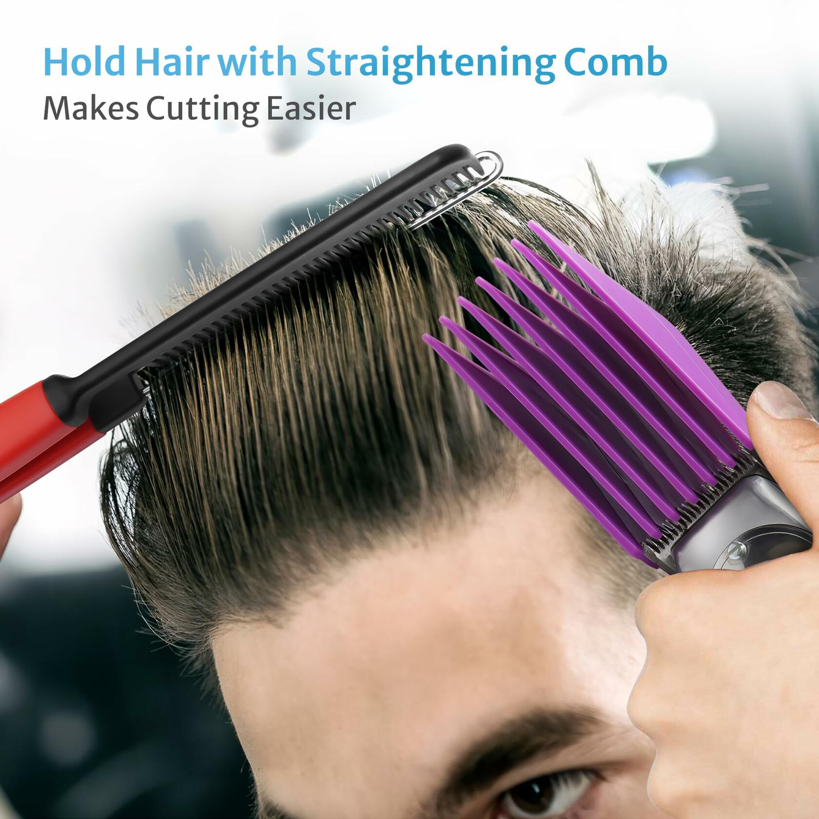 CLIPFIT Extra Long Clipper Guards Set Compatible with Andis Master #10-16 Deal US