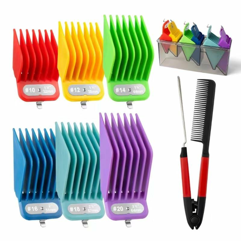 CLIPFIT Extra Long Clipper Guards Set Compatible with Andis Master #10-16 Deal US