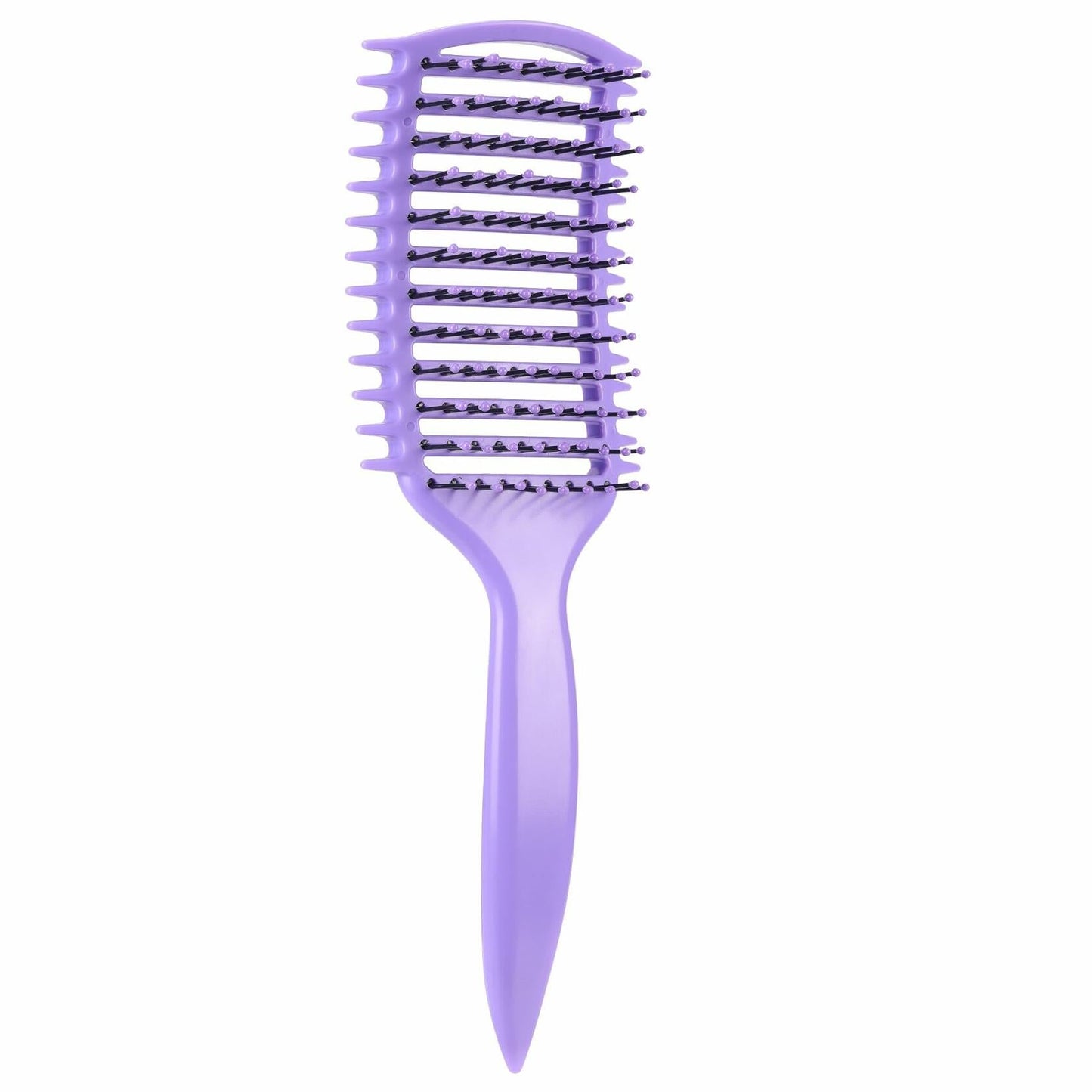 manrator Curl Defining Brush Purple Vented Detangling Frizz Control Hair Deal US