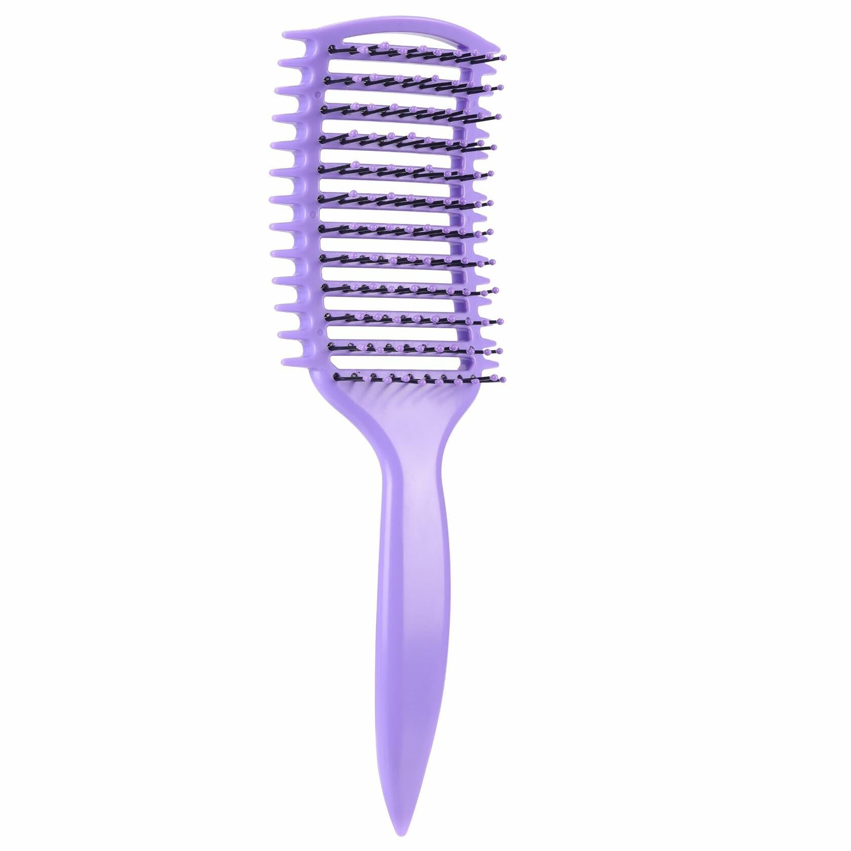 manrator Curl Defining Brush Purple Vented Detangling Frizz Control Hair Deal US