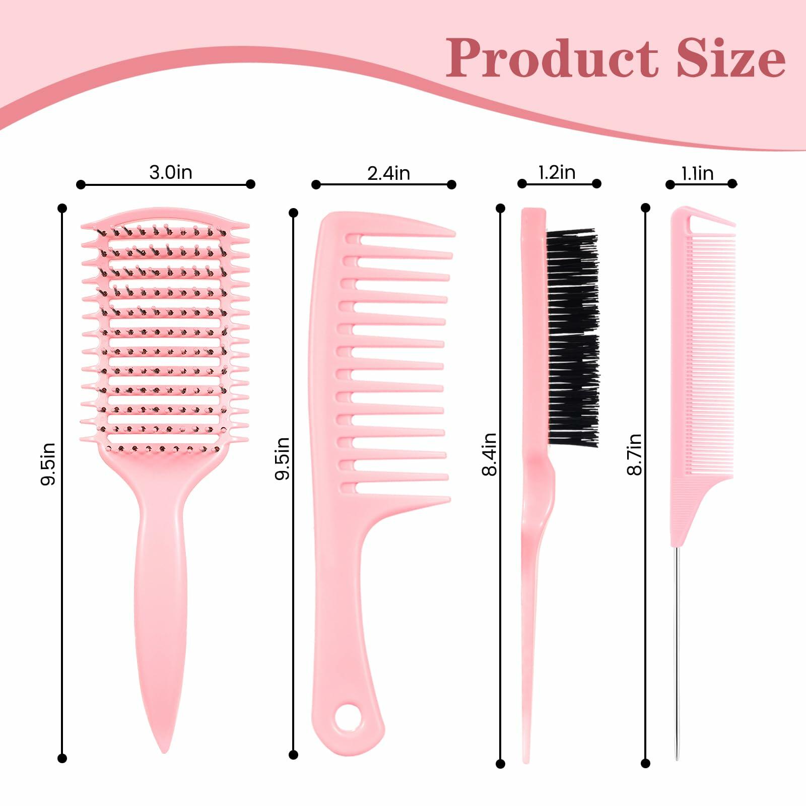 manrator Curl Defining Brush Vented Detangling Frizz Control Pink Deal US