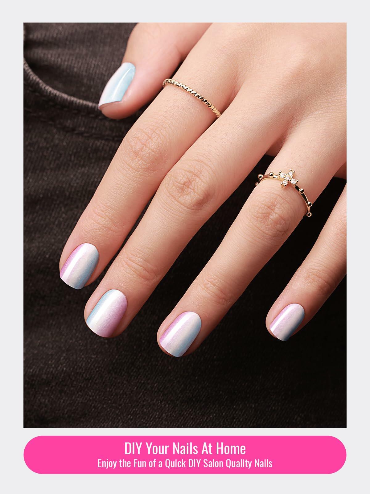 Nelikoo Semi Cured Gel Nail Strips 30 pcs Wonderland 2 Weeks Lasting Deal US