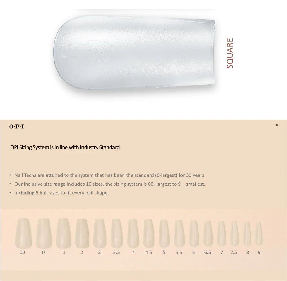 OPI - GELevate - Soft Gel Tips 640pc - Square