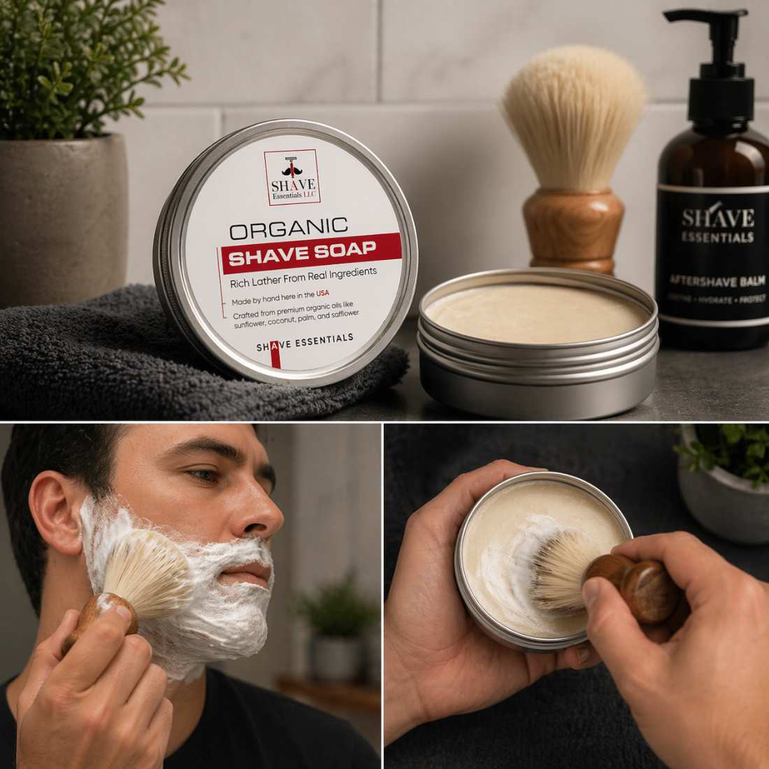 Organic Shave Soap Shave Essentials