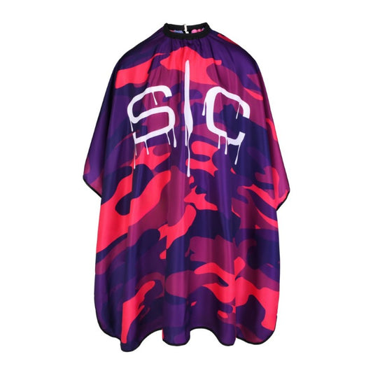 STYLECRAFT CAMO CAPE - PINK N.O.S. Barber Supply