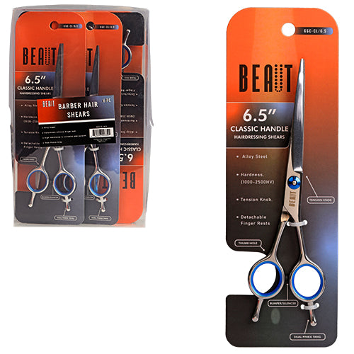 Beaut Classic Handle Hairdressing Shears with Tension Knob, 6.5 in VIP Extensions