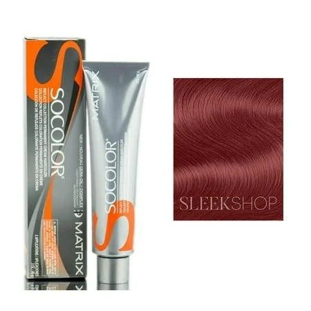 Matrix SoColor Reflect Permanent Hair Color 6RR+ Light Brown Red Red Plus – 3 oz VIP Extensions