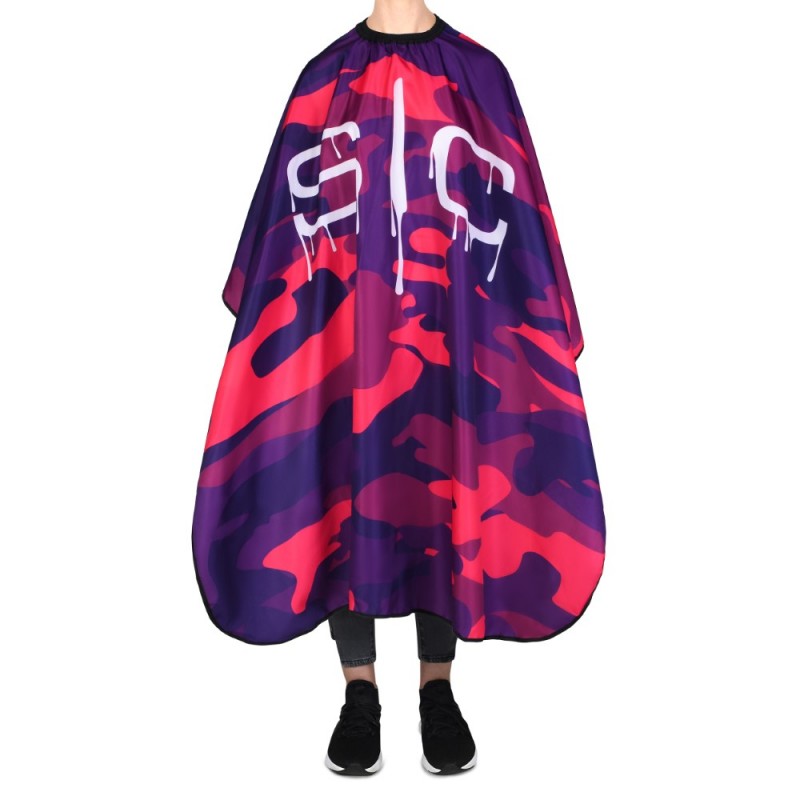 STYLECRAFT CAMO CAPE - PINK N.O.S. Barber Supply