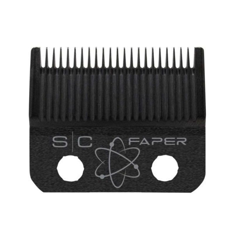 STYLECRAFT FAPER BLADE W/ SLIM DEEP TOOTH BLACK DIAMOND CUTTER (#SC520B) N.O.S. Barber Supply