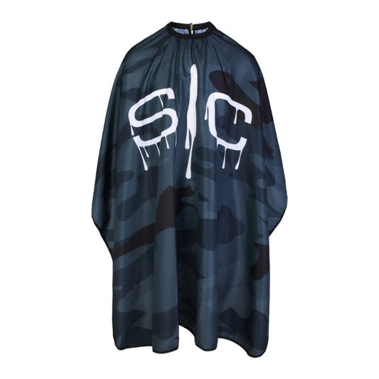 STYLECRAFT CAMO CAPE - BLACK N.O.S. Barber Supply