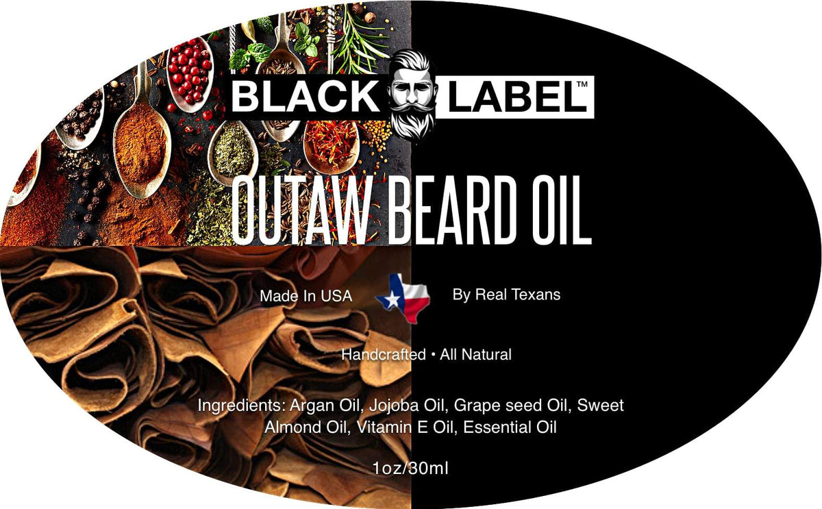 Outlaw Beard Oil Blacklabel Beard Company
