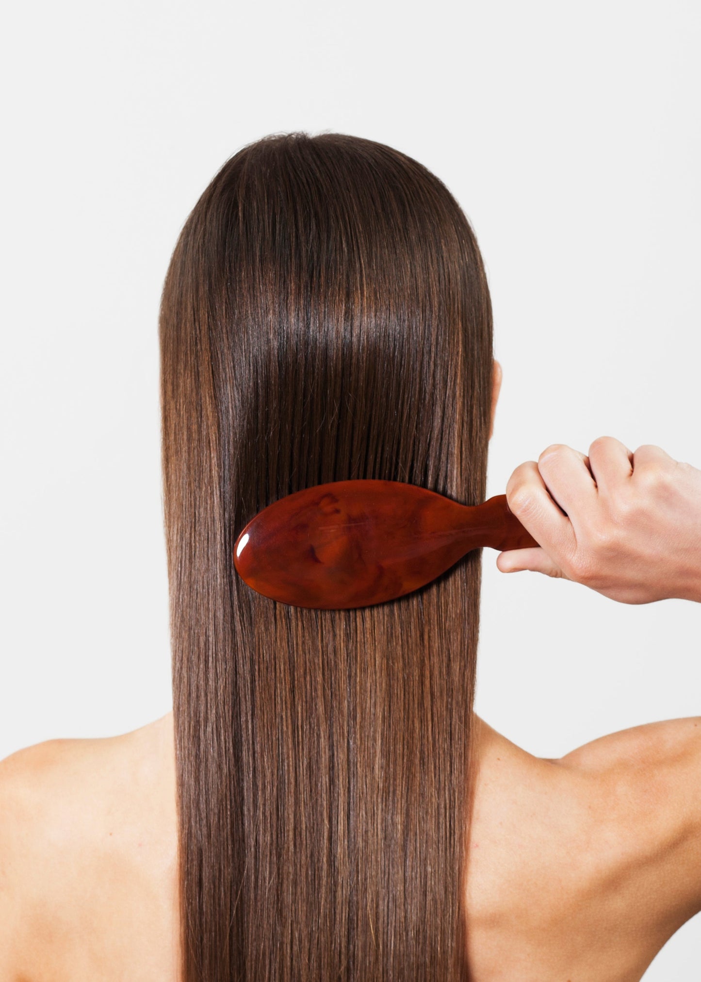 Janeke Tortoiseshell Oval Hair Brush – Gold Pin Detangling Brush KOH-I-NOOR Beauty USA