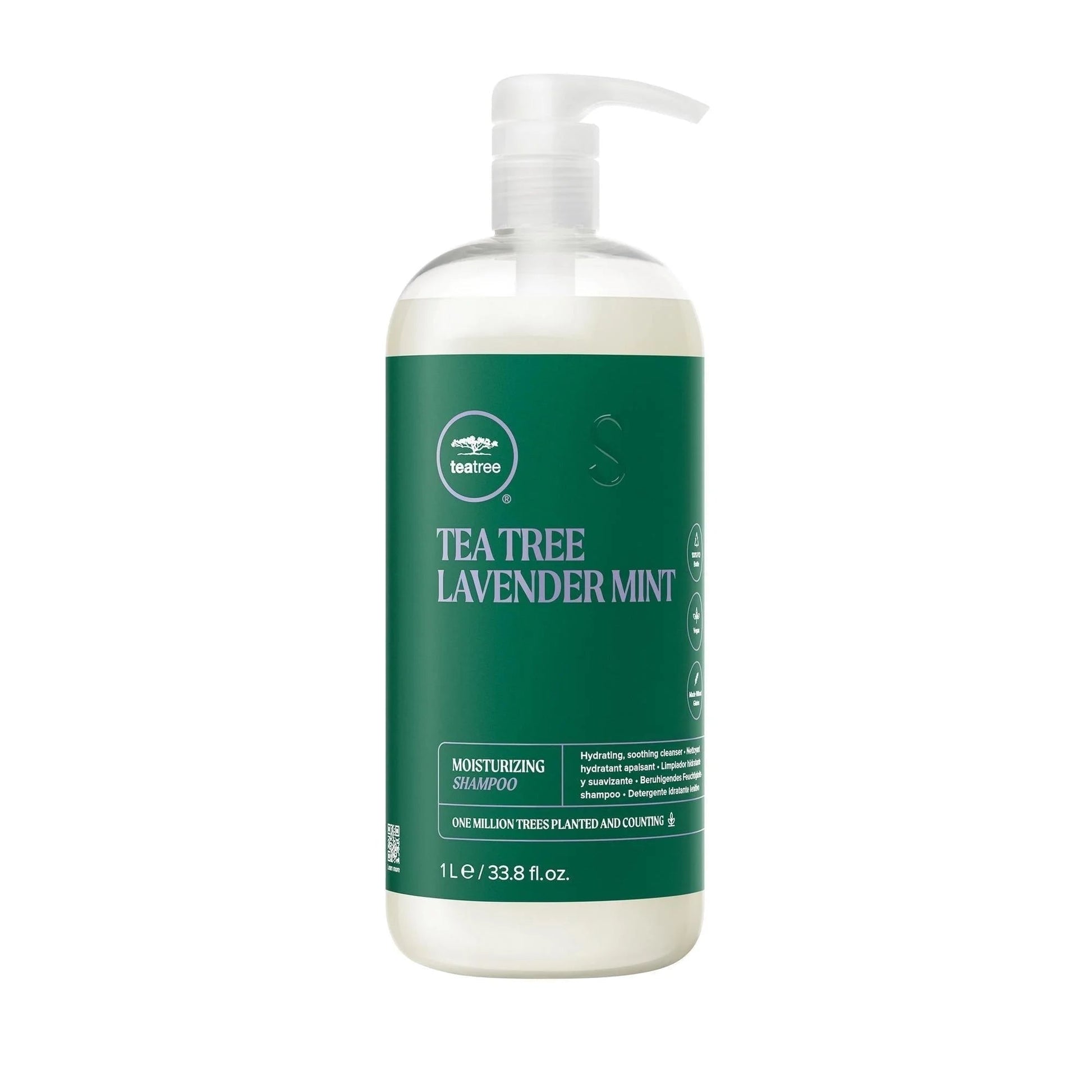Paul Mitchell Tea Tree Lavender Mint Moisturizing Shampoo 33.8 oz VIP Extensions