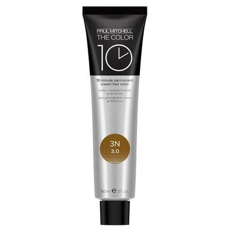 Paul Mitchell The Color 10 Permanent Cream Hair Color 3N Natural, 3 oz VIP Extensions