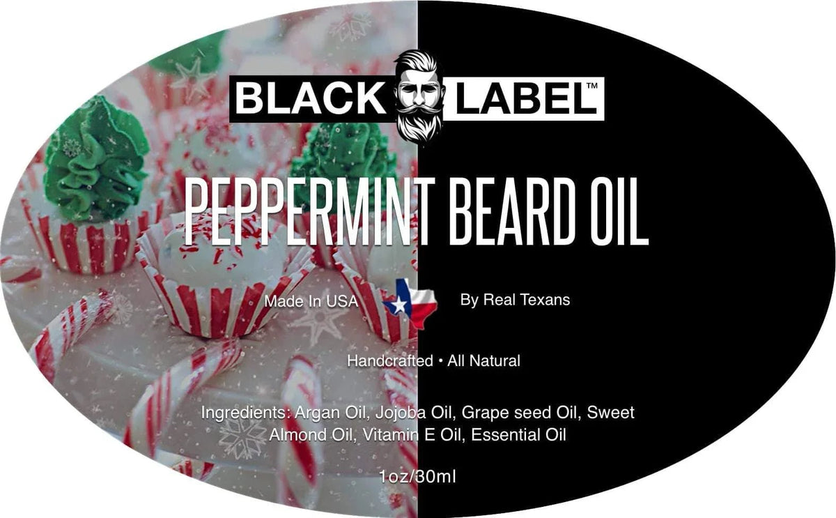 Peppermint Beard Oil Blacklabel Beard Company