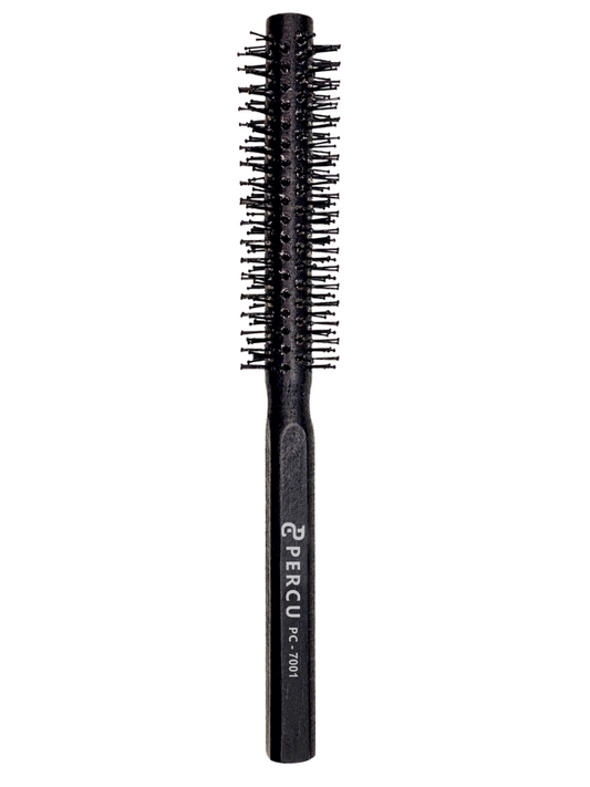 Percu Wooden Round Brush 10-Row Assorted Sizes Vip Barber Supply