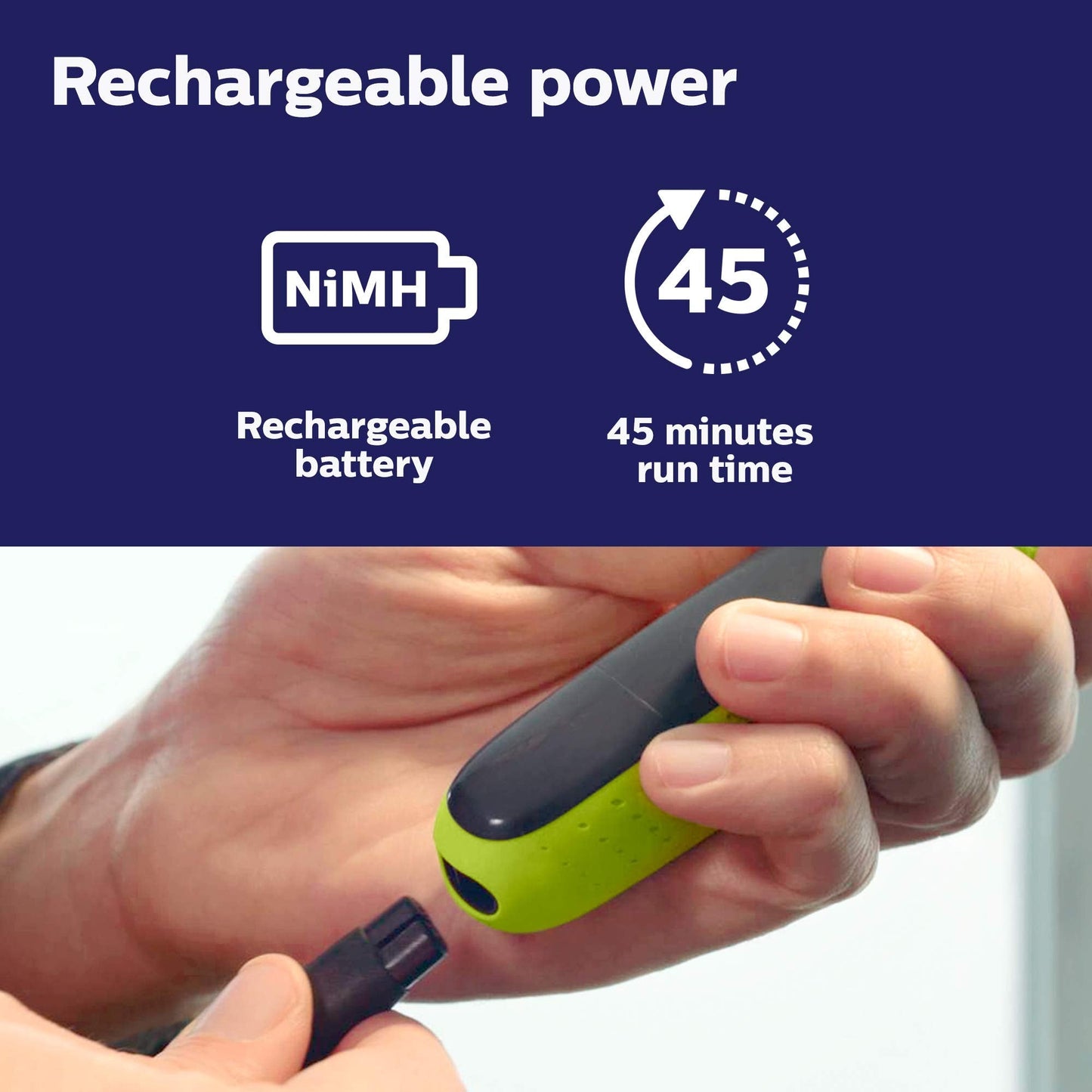 Philips OneBlade Hybrid Electric Trimmer and Shaver, QP2520