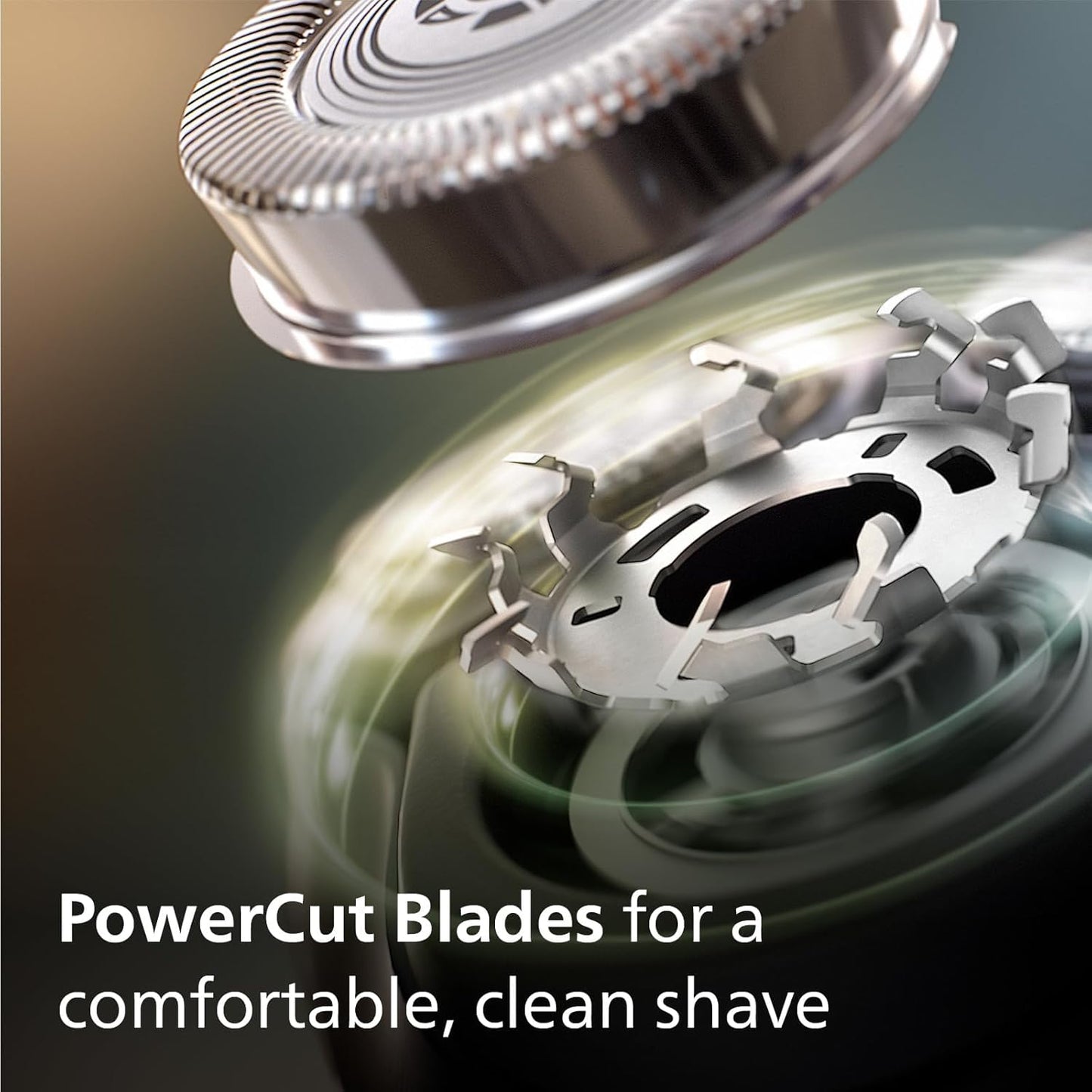 Philips Shaver for Men Series 3000 Rechargeable Wet/Dry Mens Electric Shavers Electric Razor for Men- Modern Steel Metallic 7DAY'S