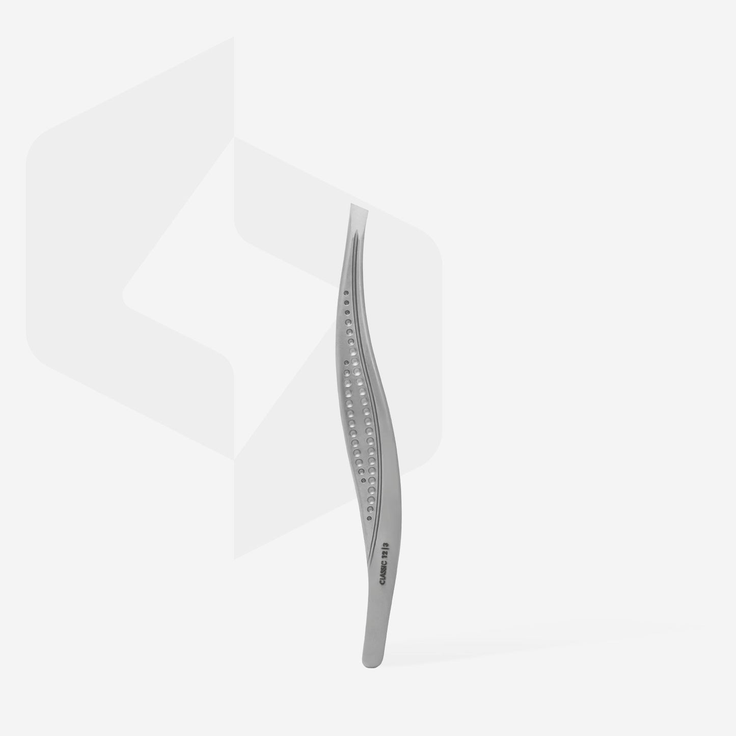 Eyebrow tweezers CLASSIC 12 TYPE 3 (wide beveled) Lunali Nail Supply
