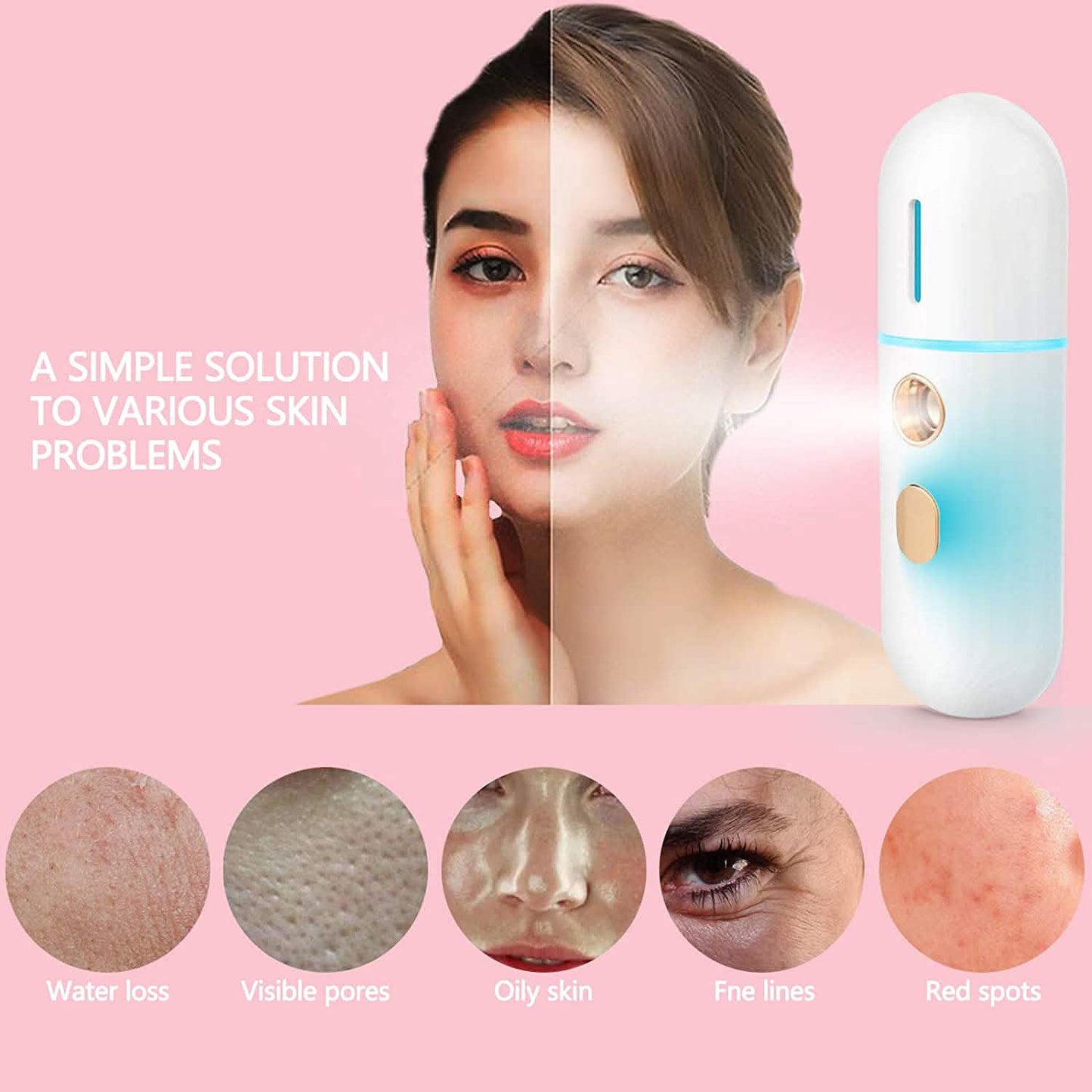 Portable Mini Face Steamer DailySale