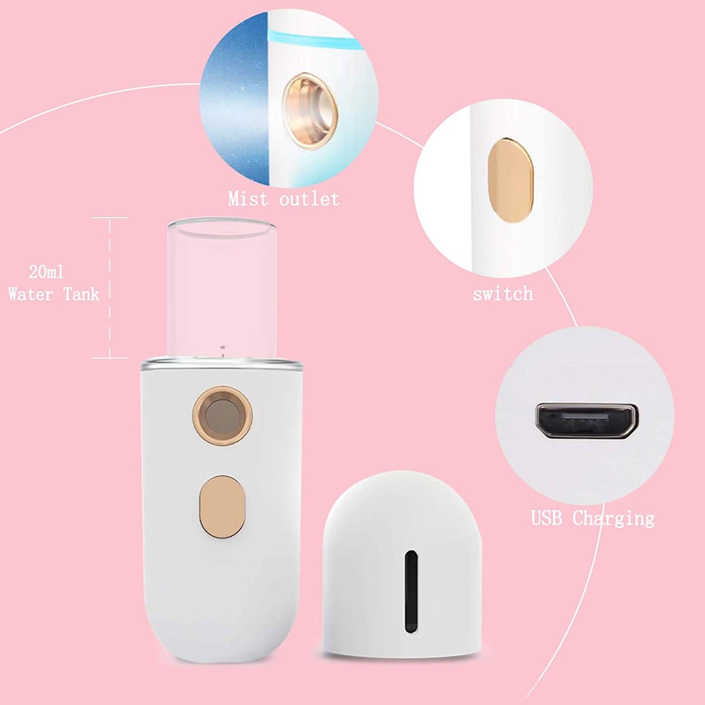 Portable Mini Face Steamer DailySale