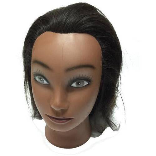 Unique Collection Practice Mannequin Head, Female Quad Color VIP Extensions