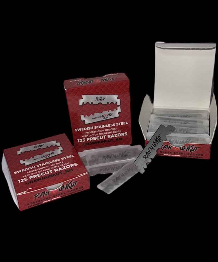 RAW N UNKUT Precut Razor Blades — Professional Barber Grade | Swedish Steel RAW N UNKUT