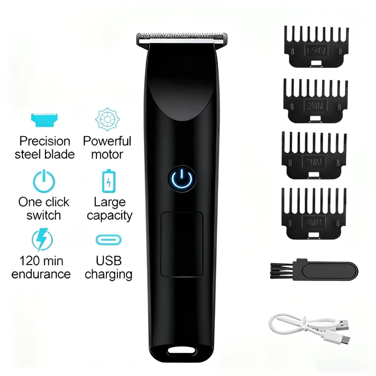 Professional Cordless Hair Clipper and Beard Trimmer Set ARBA Global