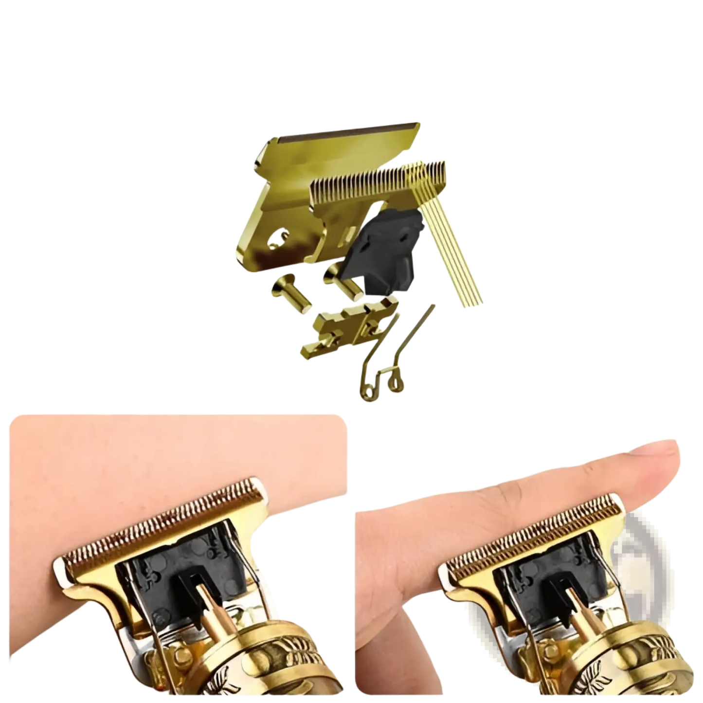 Professional Cordless Hair Clippers Gold Beard Trimmer ARBA Global