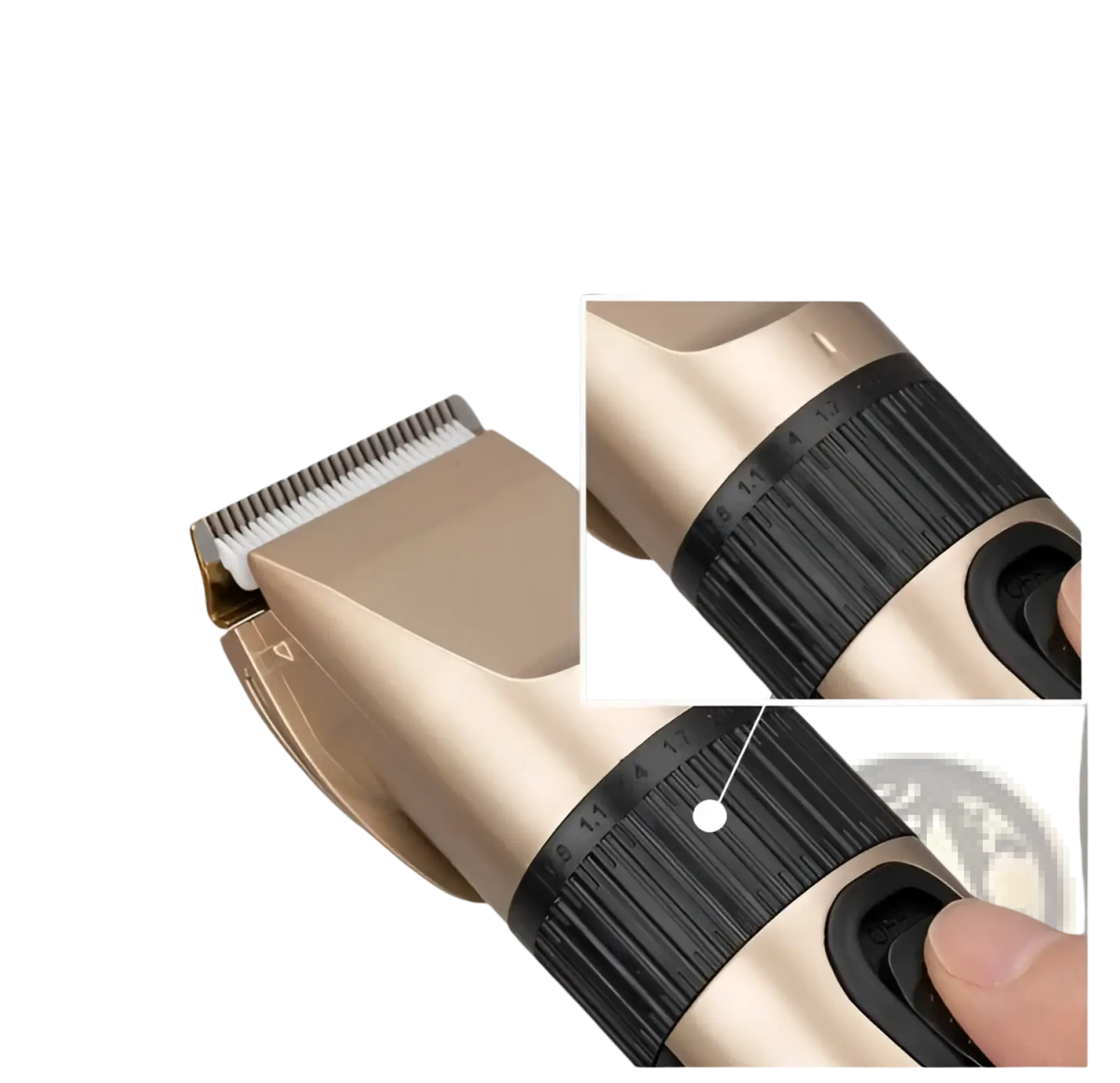 Professional Hair Clippers Cordless Gold Barber Kit ARBA Global