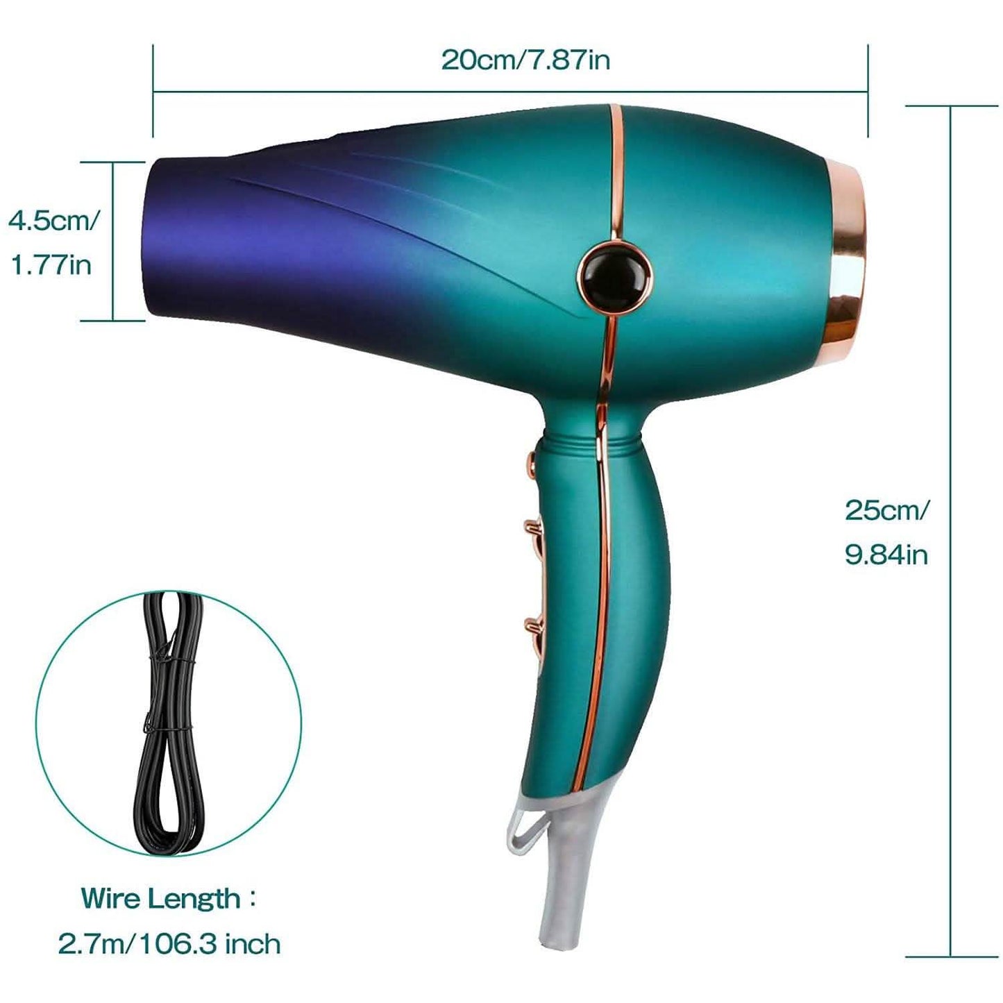 Professional Salon Hair Dryer 2300W DailySale