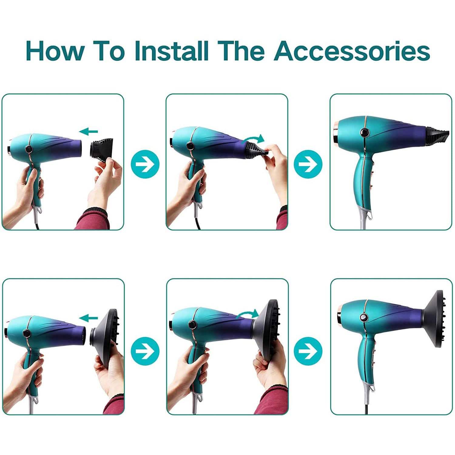 Professional Salon Hair Dryer 2300W DailySale