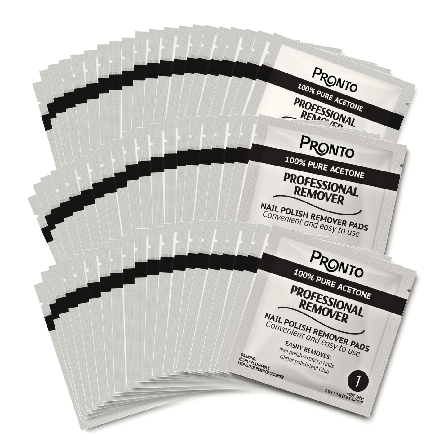 Pronto 100% Acetone Gel Nail Polish Remover - Gel Polish Remover for Nails | Acetone Nail Polish Remover For Nails for Removal of Glue, Gel, Acrylic & Dip | Gel Polish Remover, 8 Fl oz