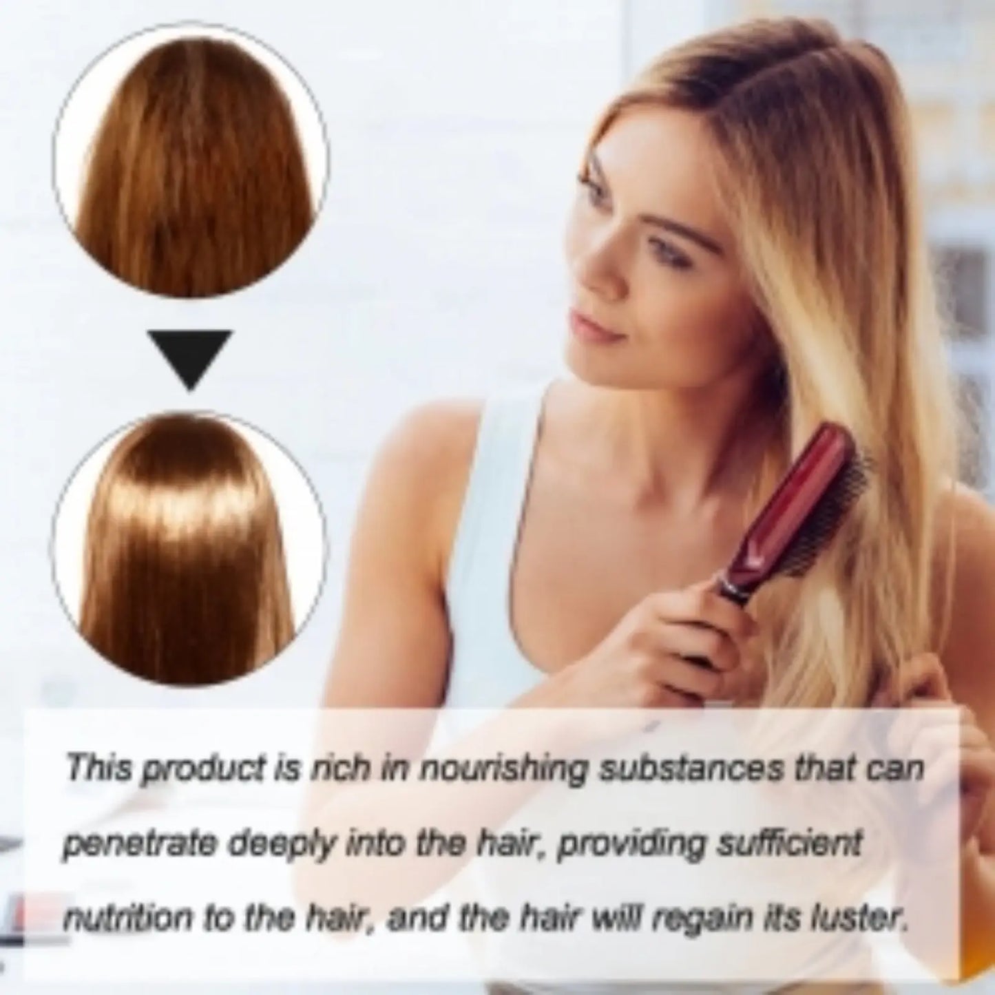 Protein Correcting Hair Straightening Cream with Brush ARBA Global