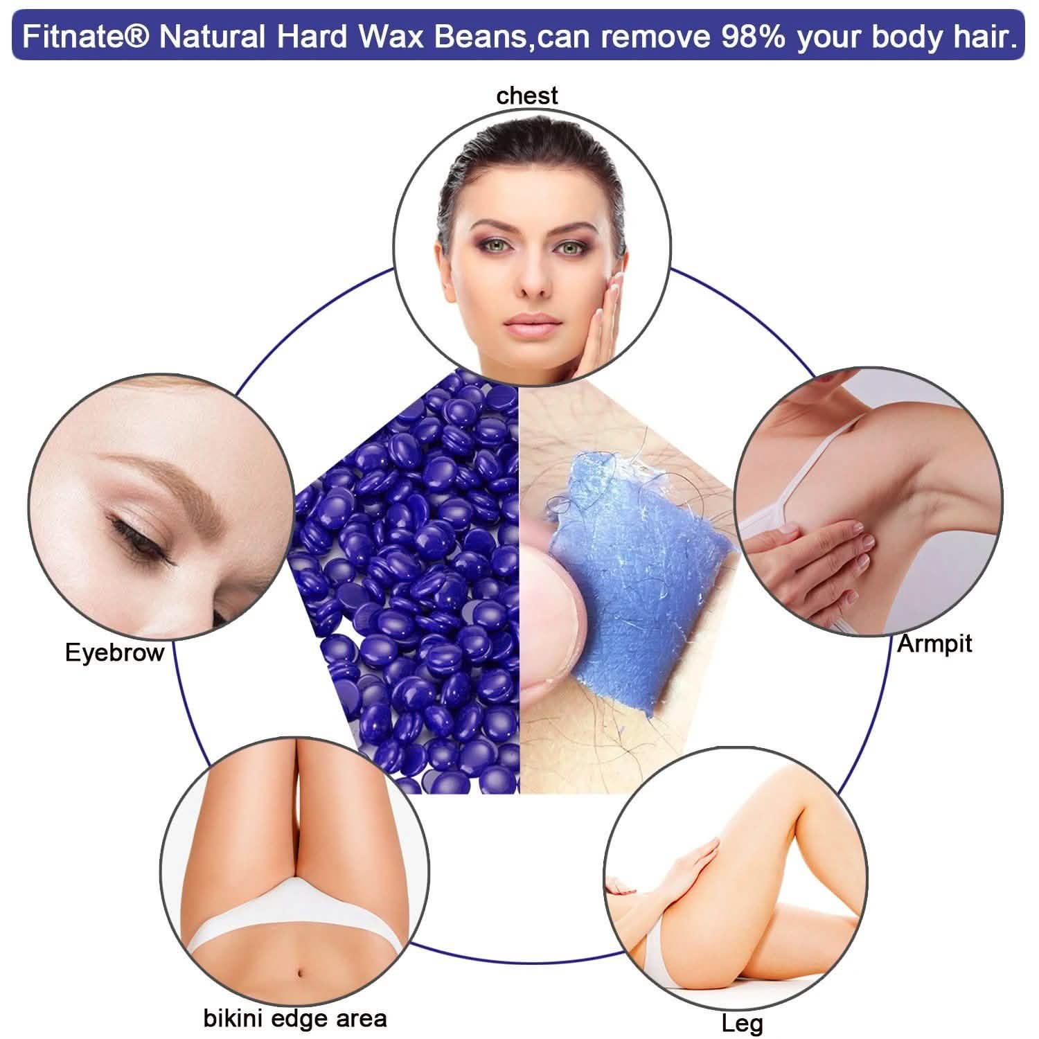 Purple Hard Wax Beans Hair Removal DailySale