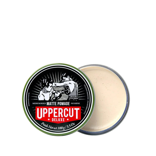 Uppercut Deluxe Matte Pomade 100g - Matte Finish Hair Styling for Men & Women Beauty Care Bag
